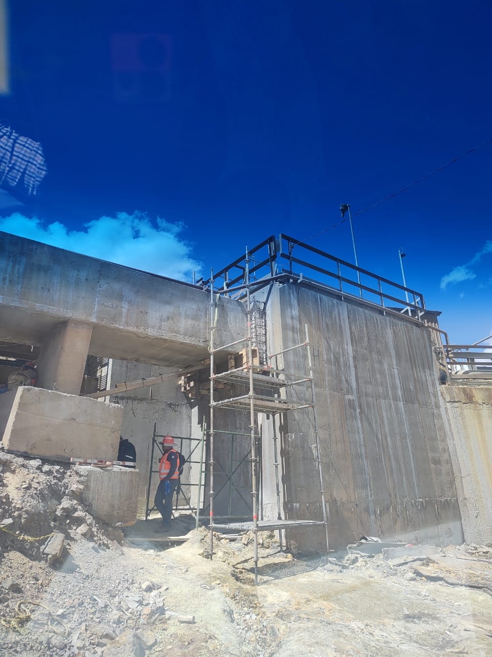 Estructura de concreto de gran escala
